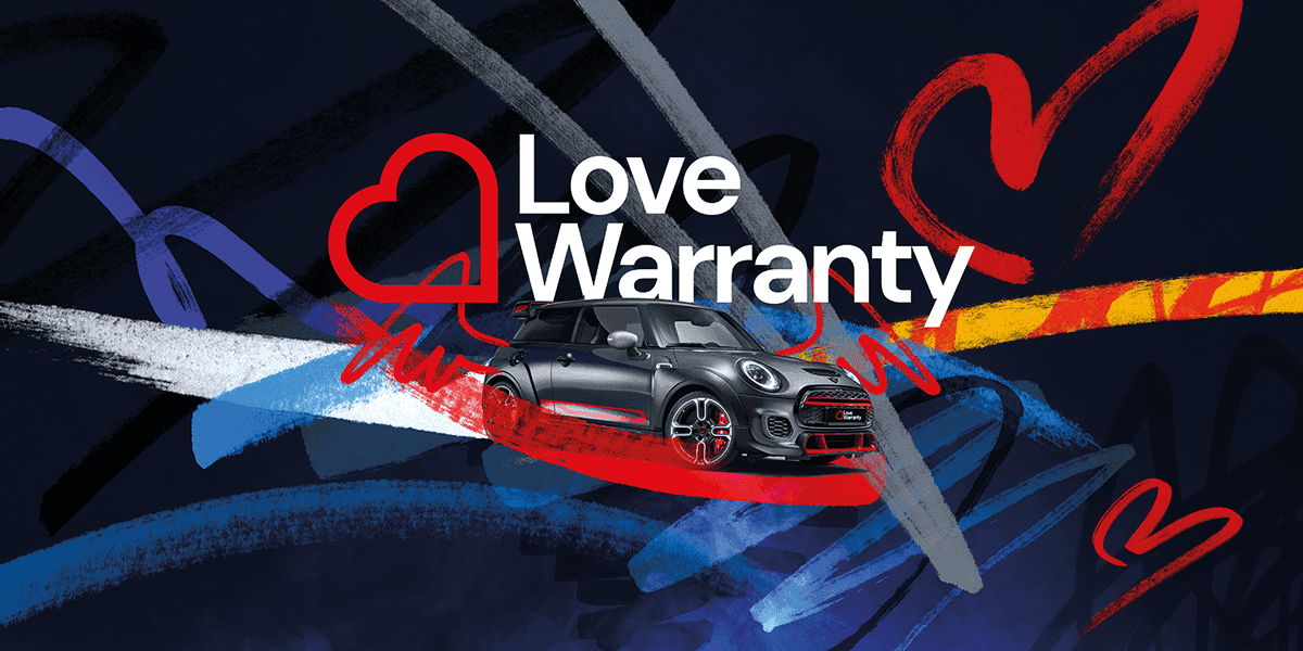 Love Warranty brand artwork